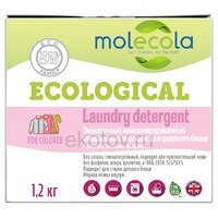 Стиральный порошок для цветного белья с растительными энзимами Molecola купить